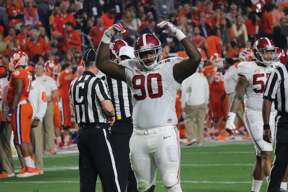 Bama defense pumps up crowd