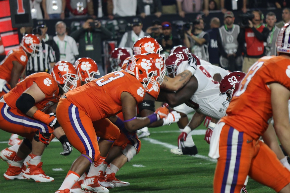 Clemson offense trenches