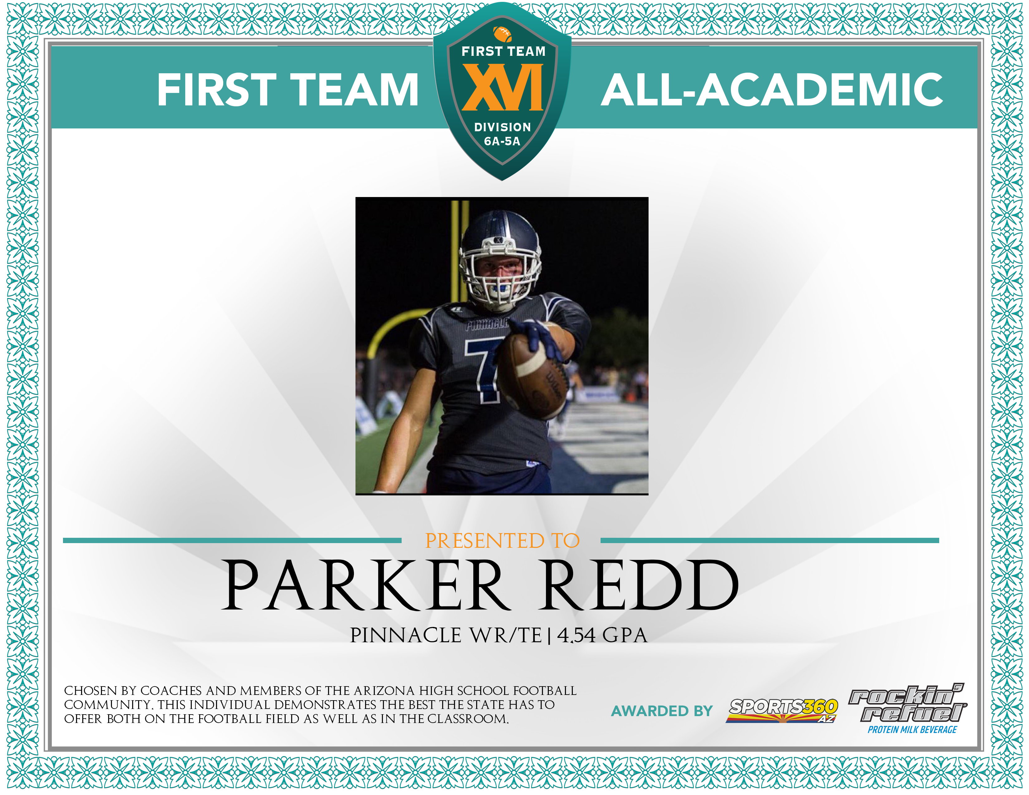 Parker Redd, Pinnacle