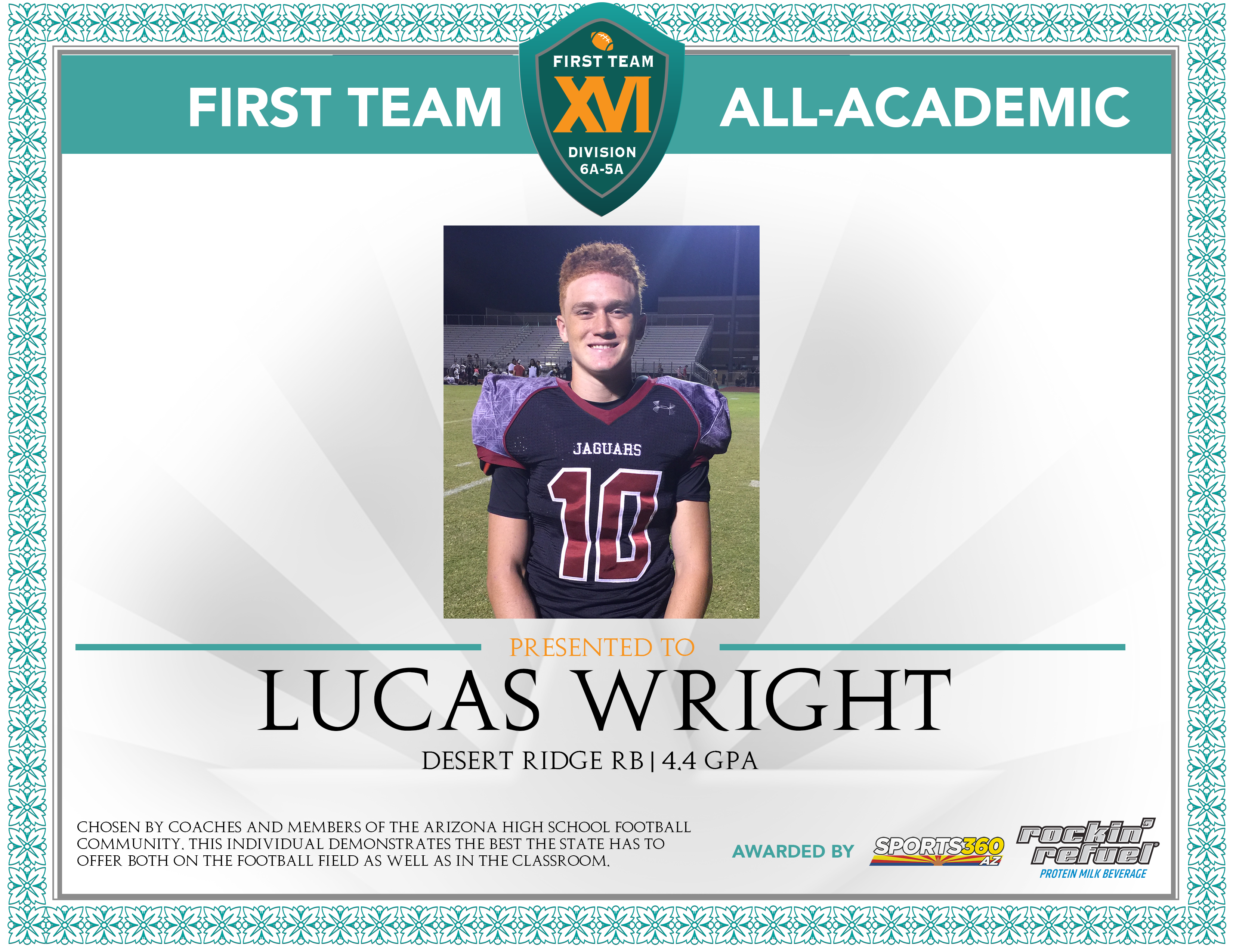 Lucas Wright, Desert Ridge