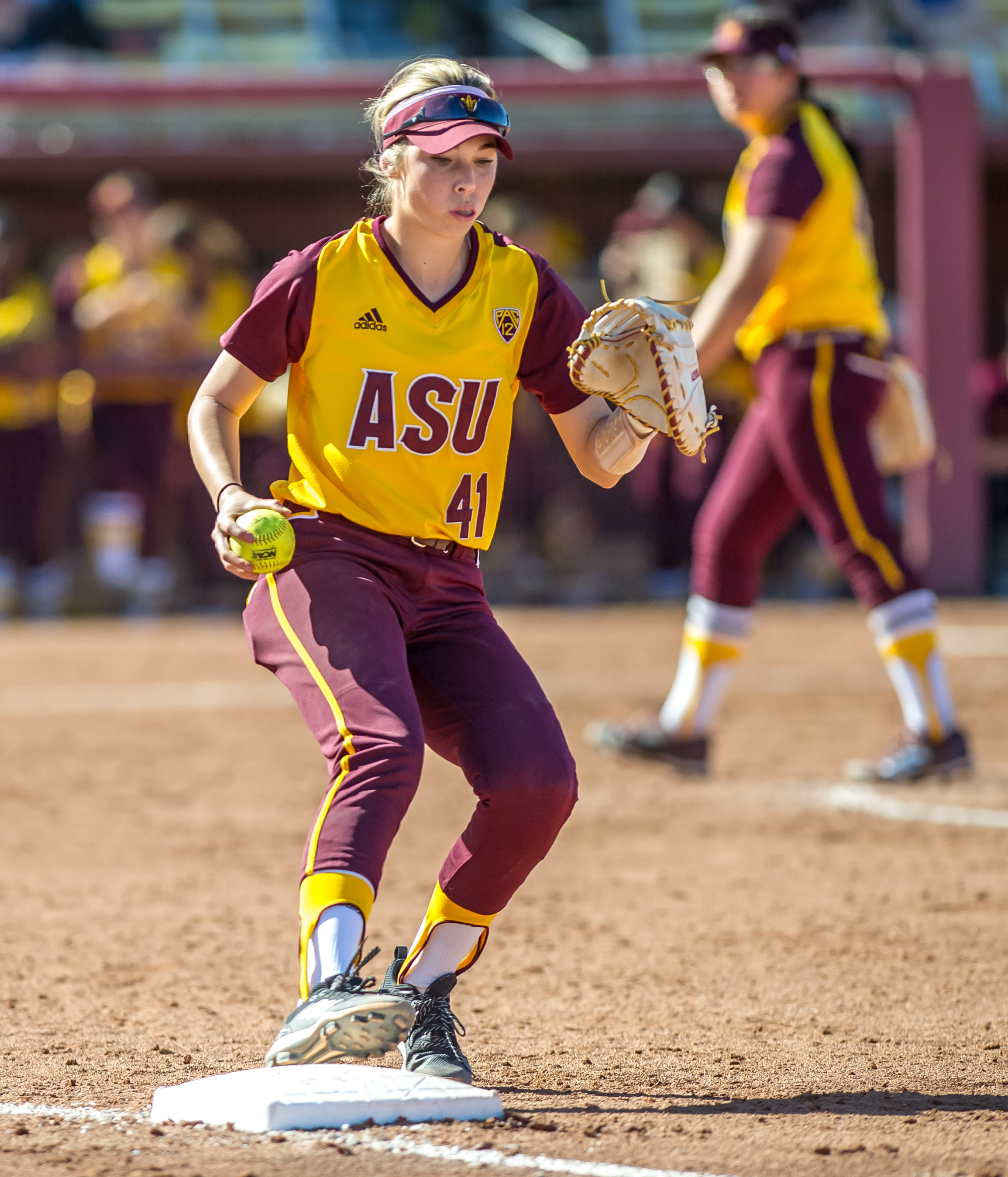 asu softball vs UW -42