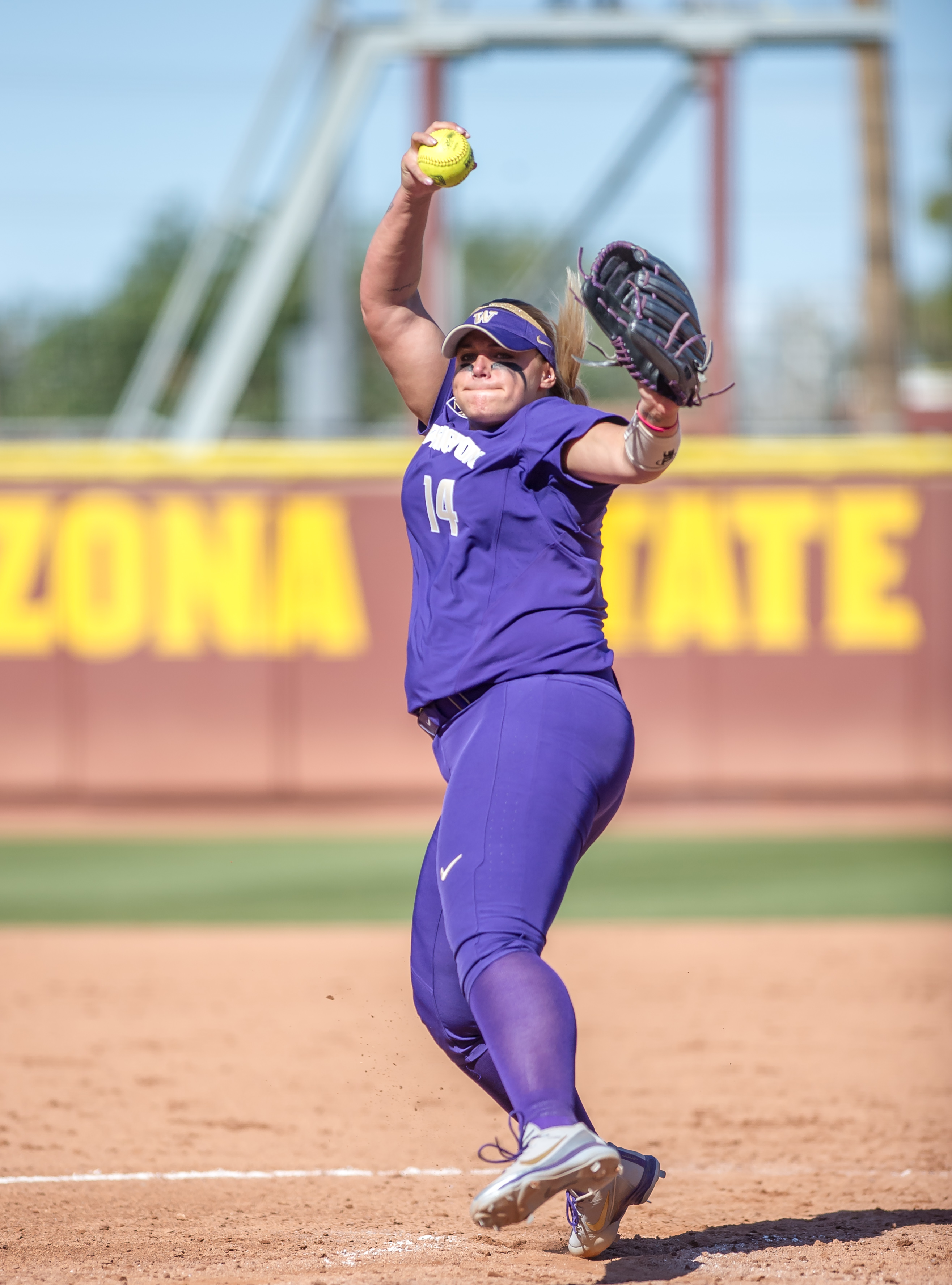 asu softball vs UW -45
