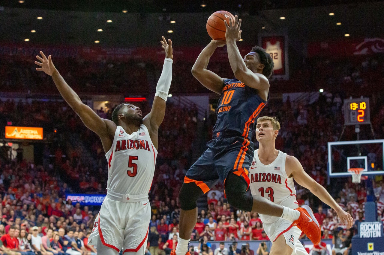 Basketball Illinois vs Arizona 20191110-15